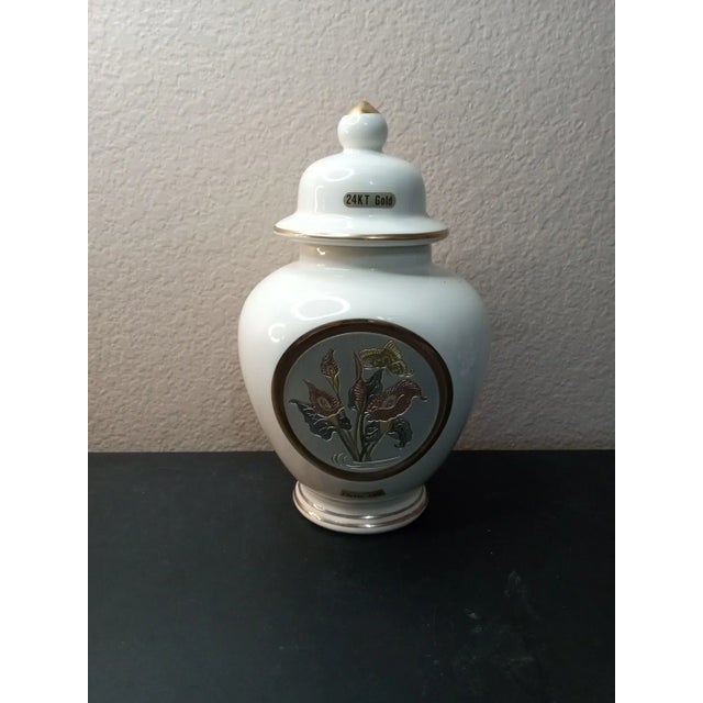 Asian 1970s Chokin Art Japan Ginger Jar For Sale - Image 3 of 7