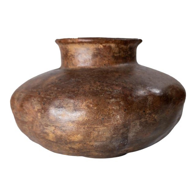 Pre-Columbian Western Mexico Colima Style Pottery Olla Vessel For Sale