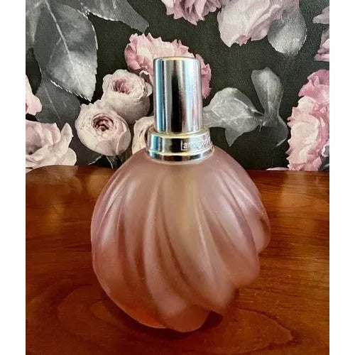 Vintage 1970 French 'Verre Moule' Pink Frosted Glass Lampe Berger Shepherd's Fragrance Lamp For Sale - Image 3 of 8