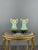 20th Century Art Nouveau Glazed Ceramic Vases with Floral Decoration, Set of 2 For Sale - Image 6 of 10