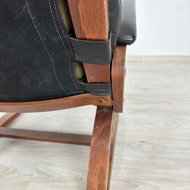 Black Kengu-Armchair by Elsa & Nordhal Solheim For Sale - Image 8 of 9