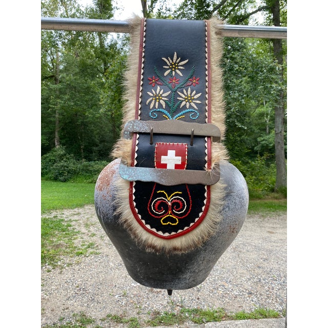 1950s Giant Swiss Parade Cow Bell Chairish