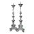 Pair of 17th Century Silver Over Copper Altar Candlesticks For Sale