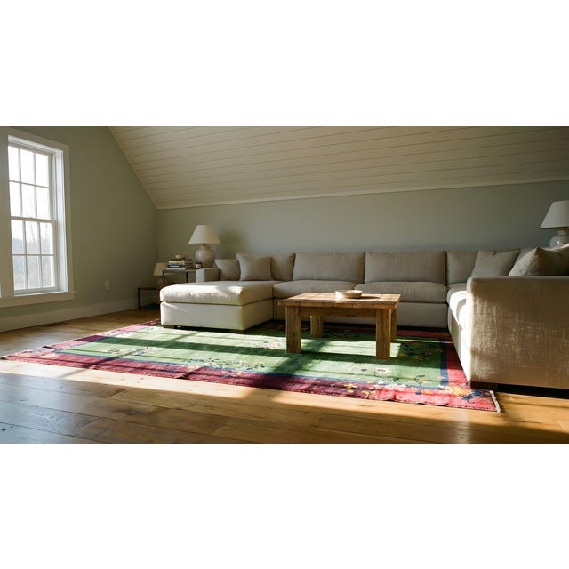 1920s Chinese Art Deco Carpet ( 6' x 11'4'' - 183 x 345 ) For Sale - Image 14 of 15