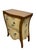 Late 20th Century Vintage Coastal Seashell Motif Bombé Two-Drawer Accent Chest For Sale - Image 5 of 12