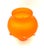 Orange Large Art Deco Tango Glass Vase with Knobs by Carl Hosch, Haida, 1920 For Sale - Image 8 of 18