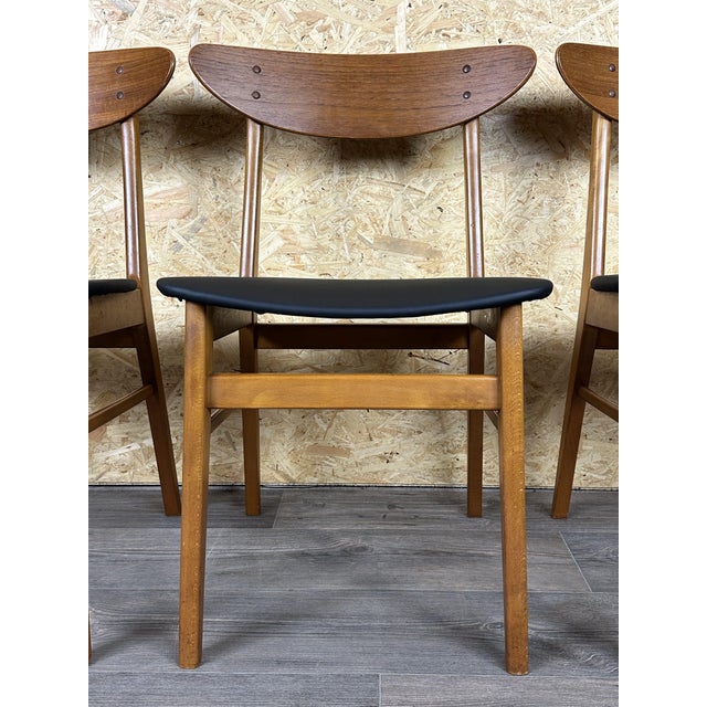 Black Teak Dining Chairs from Farstrup Møbler, Denmark, 1960s-1970s, Set of 4 For Sale - Image 8 of 18