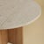 Contemporary Round Coffee Table in Roman Travertine and Oak by Lebanto For Sale - Image 3 of 4