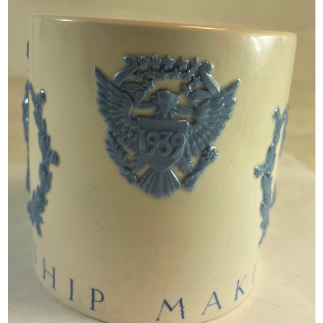 Wedgewood Friendship Makes Peace 1939 w.h. Plummer Co Commemorative #164 of 3000 For Sale - Image 6 of 12