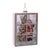 2020s Glass Santa Window Ornament Set of 6 For Sale - Image 5 of 7