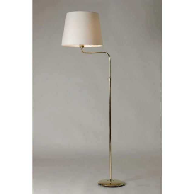 Mid-Century Scandinavian Floor Lamp from Nk, 1950s For Sale - Image 4 of 9