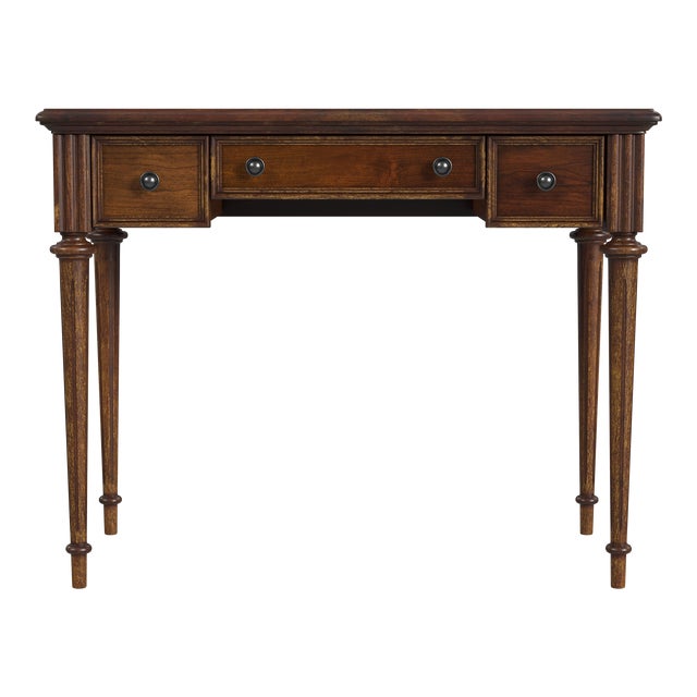 Edmund Writing Desk, Medium Brown For Sale