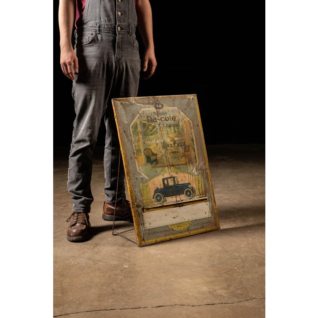 Early 20th-century tin lithograph point-of-sale display manufactured by H.D. Beach Co. for Murphy Varnish Co. of Newark...