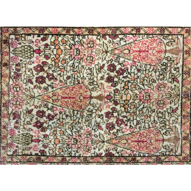 Early 20th Century Persian Lavar Kirman Rug For Sale - Image 14 of 15