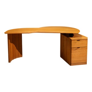 Adjustable Desk in Beech from Seltz, France, 1980s For Sale