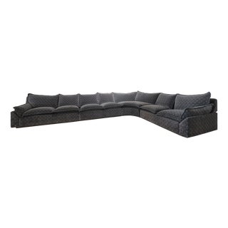Italian Curved Cado Model Modular Sofa by Gunnar Gravesen and David Lewis for ICF, 1970s, Set of 4 For Sale
