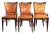 Mid 20th Century Set of Six Mid Century Cafe Bistro Style Dining Chairs by the L & B Chair Company For Sale - Image 5 of 11