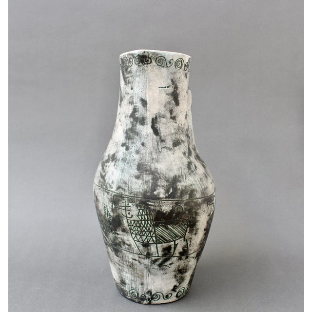 French Ceramic Zoomorphic Pitcher by Jacques Blin, 1950s For Sale - Image 3 of 18