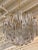 Vintage Midcentury Round Italian Murano Chandelier For Sale - Image 9 of 10