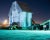 Contemporary Night Photograph "Silos" by John Vias For Sale
