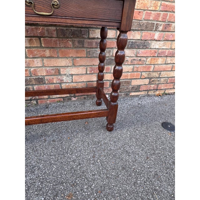 19th Century English Side Table With Drawer For Sale - Image 4 of 12
