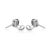 A Pair of Moody Blue Sapphire 4.8 Ct Oval Stud Earrings in 925 Silver - Minimalist Luxe For Sale - Image 9 of 13
