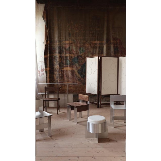 Soft Futurism Al Chair in Aluminum and Stainless Steel by Filippo Andrighetto For Sale - Image 11 of 13