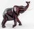 African Large African Ebonized Wood Elephants, 2 For Sale - Image 3 of 12