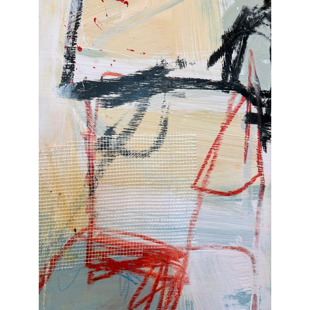 Sarah Trundle Sarah Trundle, Contemporary Abstract Painting, "Meeting Point" For Sale - Image 4 of 4