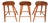 Thomas Moser Cherry Bar Stools Saddle Seat For Sale
