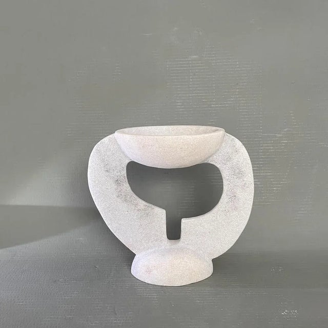 Hand Carved Marble Sculpture by Tom Von Kaenel For Sale - Image 4 of 8
