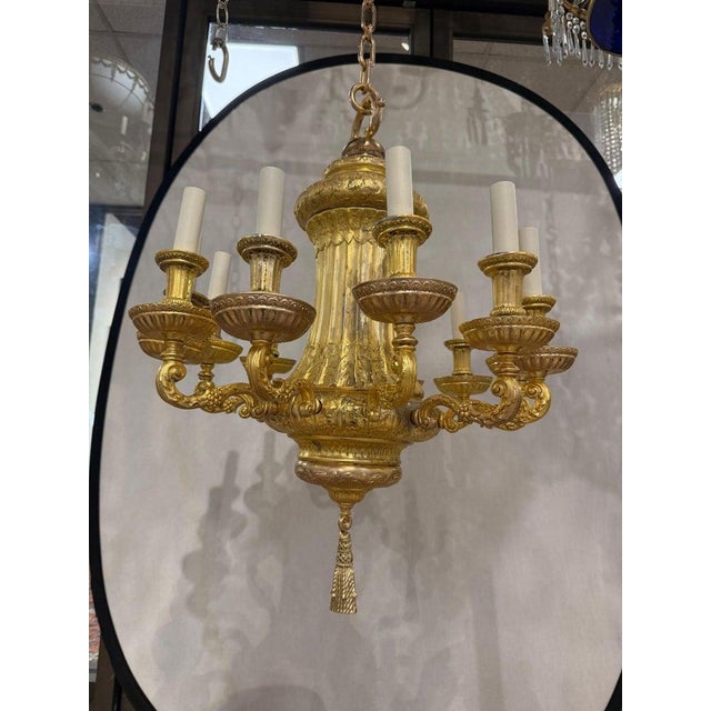 1900 Caldwell Gilt Bronze Caldwell Chandelier 12 Lights For Sale In New York - Image 6 of 8
