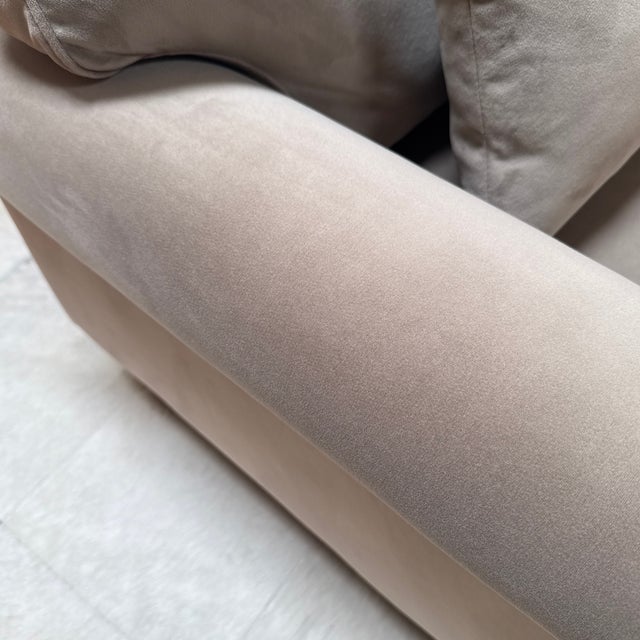 Taupe Apartment Therapy for Interior Define Maxwell Accent Chair For Sale - Image 8 of 11