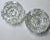Metal Vintage Pair of Bohemian Clear Cut Lead Crystal Ashtrays For Sale - Image 7 of 16