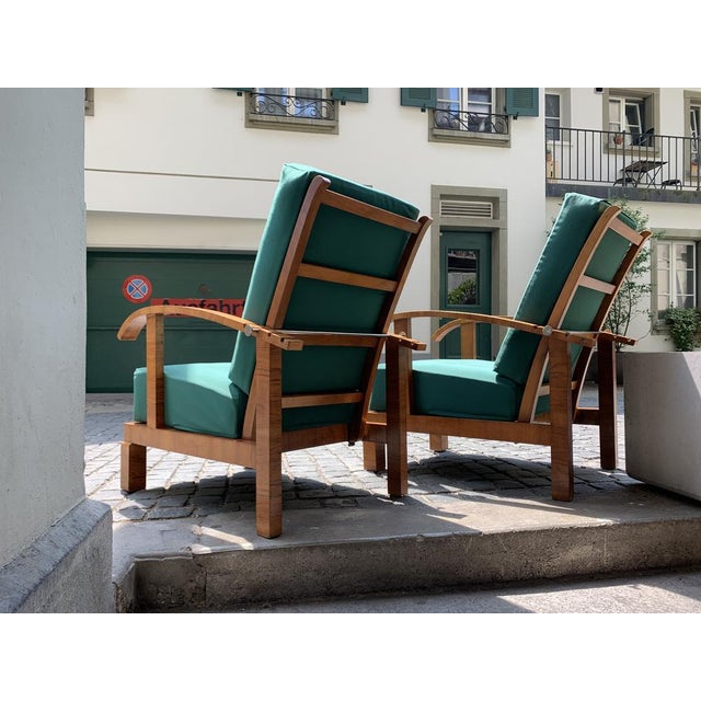 Art Deco Armchairs in the style of Rene Gabriel, 1930s, Set of 2 For Sale - Image 17 of 18