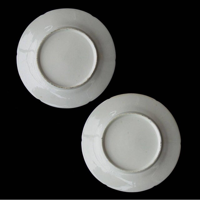 Coalport Porcelain Early 19th Century Georgian Coalport Cabinet Plate - a Pair For Sale - Image 4 of 5