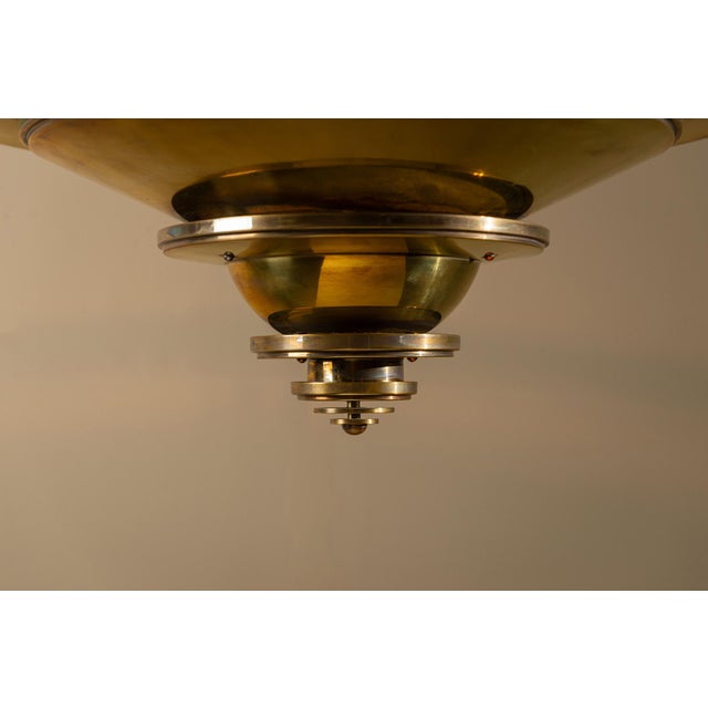 Art Deco Lamp in Brass from George Halais, France, 1930s For Sale - Image 6 of 11