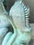 Vintage Verdigris Bronze Temple Lions - A Pair For Sale - Image 12 of 17