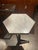 Modern Pair of Italian Modern Black Steel and Marble Hex Tables For Sale - Image 3 of 5