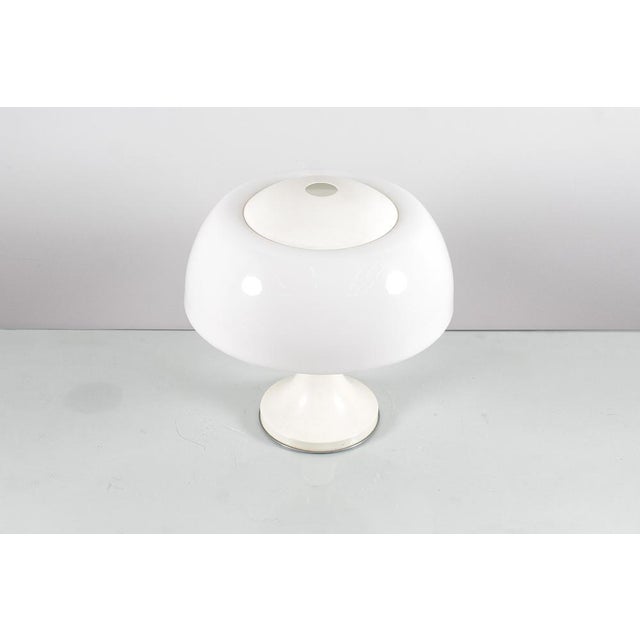 Ivory Home Table Lamp in Glass, Metal and Acrylic Glass attributed to Gaetano Sciolari for Valenti Luce, 1968 For Sale - Image 8 of 18