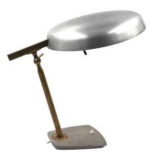 Brass Desk Table Lamp by Oscar Torlasco for Lumi, 1960s