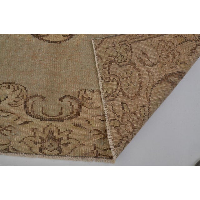 Vintage Modern Decor Living Room Rug in Pastel For Sale - Image 4 of 11