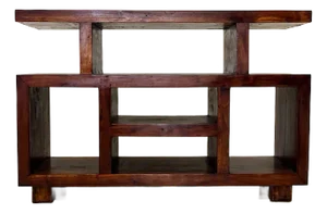 Brown Beech Bookcase, 1990s