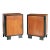 Art Deco Italian Walnut Nightstands from Consortium Mobili Cantù, Set of 2 For Sale