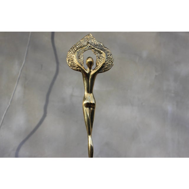 1980s Bronze Goddess Statue, 1950s For Sale - Image 5 of 10