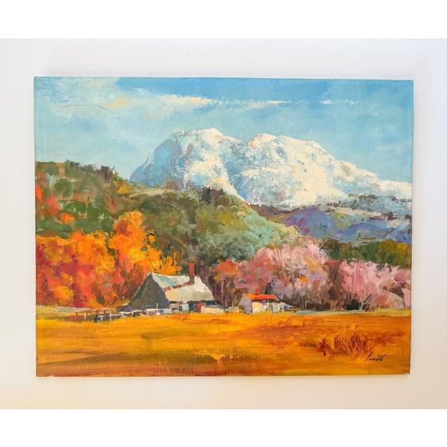 Original Impressionist Landscape Oil Painting For Sale - Image 13 of 16