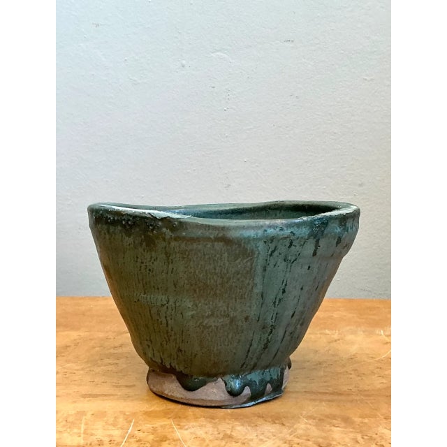 Vintage Abstract Design Pottery Bowl For Sale - Image 9 of 12