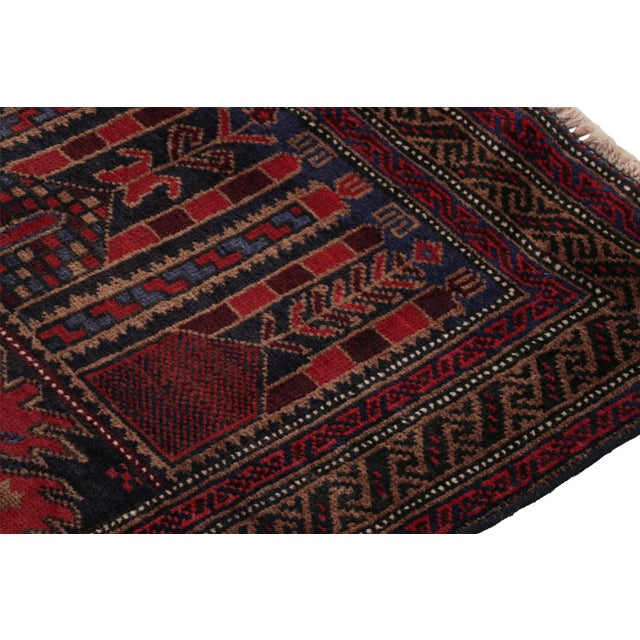 Rug & Kilim Rug & Kilim’s Baluch Tribal Rug With Colorful Geometric Patterns For Sale - Image 4 of 7