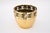 Jugendstil Argentor floral brass flower pot vienna around 1908 Brass polished and stove enameled