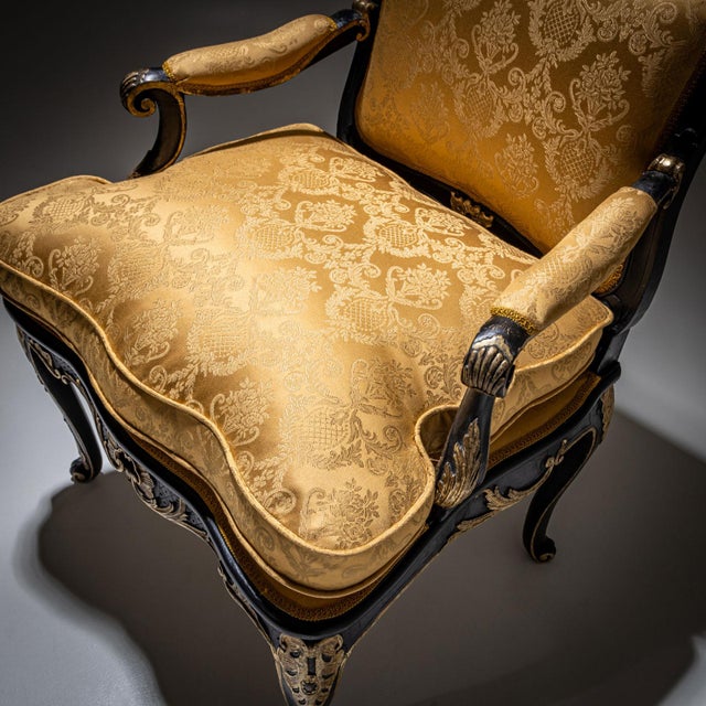 Set of Baroque Armchairs, Mid-18th Century For Sale - Image 13 of 16